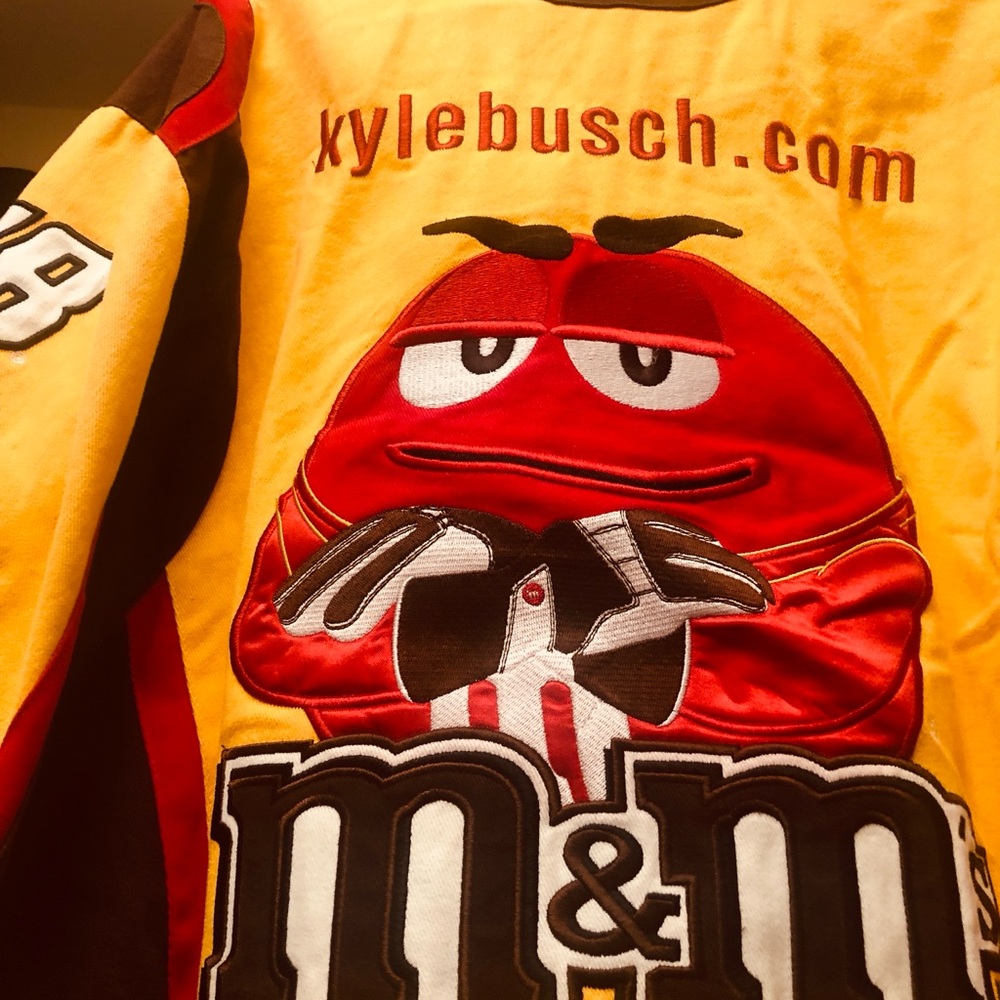 Nearly New authentic Kyle Bush official Nascar Jacket